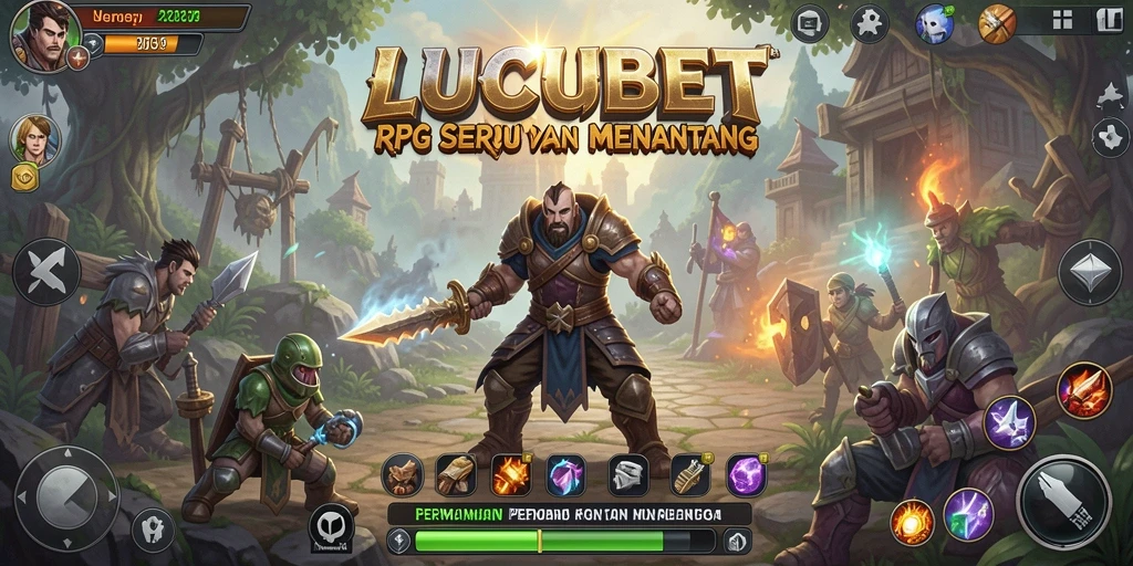 Tampilan gameplay LUCUBET yang seru dan mendebarkan.