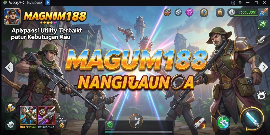 Tampilan antarmuka utama MAGNUM188 yang modern dan fungsional.