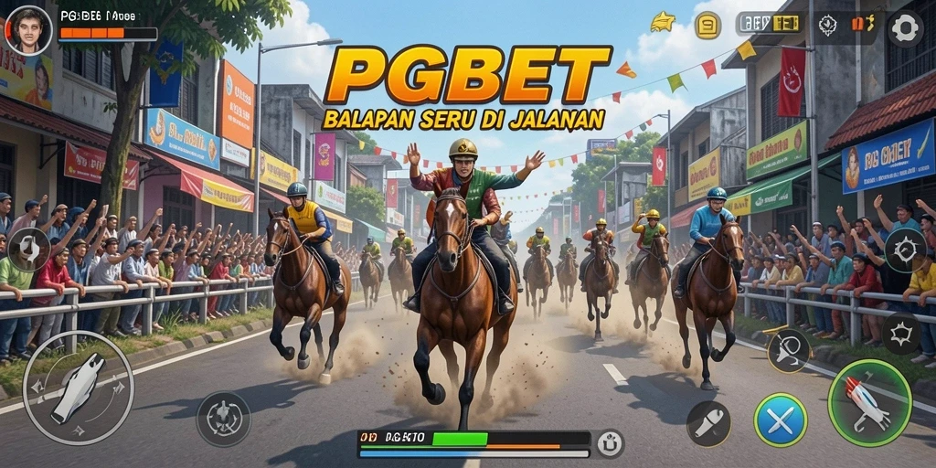 Tangkapan layar utama PGBET menampilkan adu balapan yang seru.